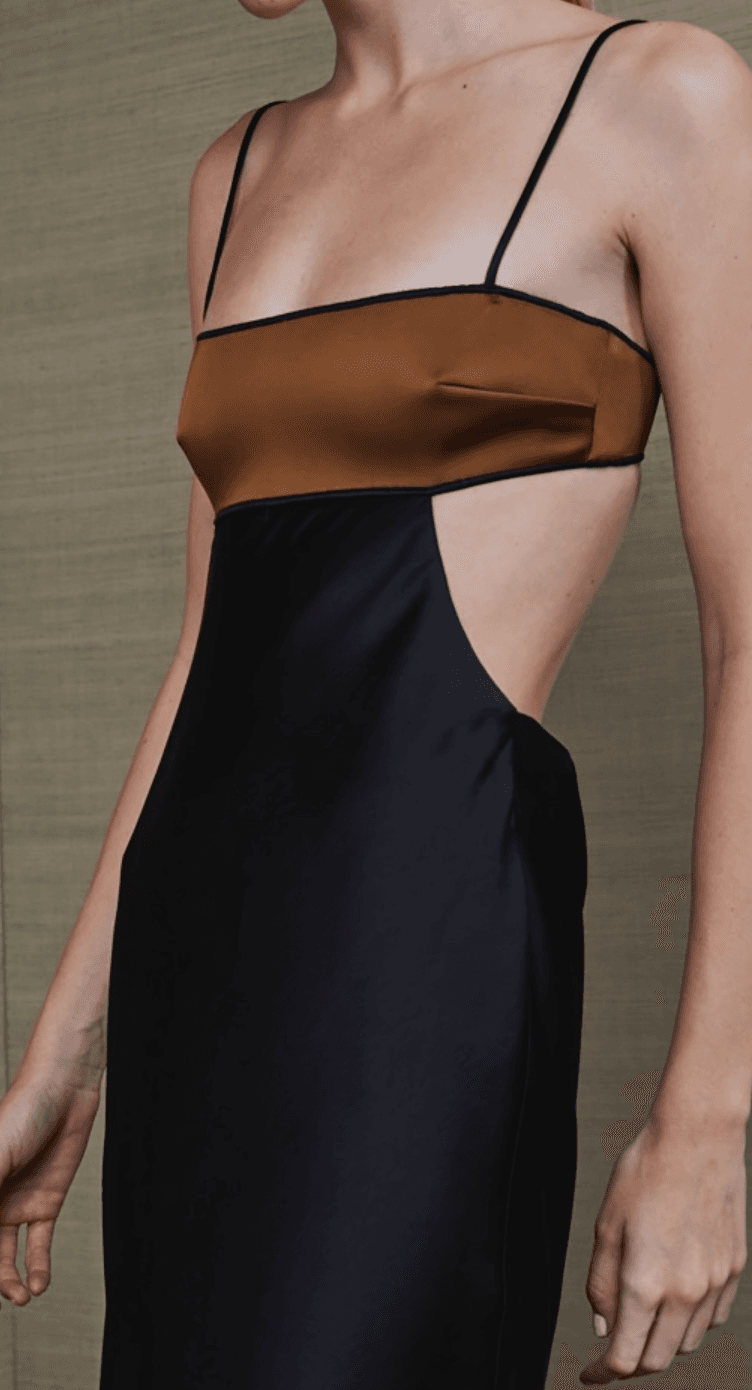 Bec & Bridge Agatha Cut Out Midi Dress Black Size 10 - Image 2