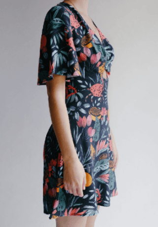 Finders Keepers Sally Mini Dress Tropical Print Size 6 - Image 3