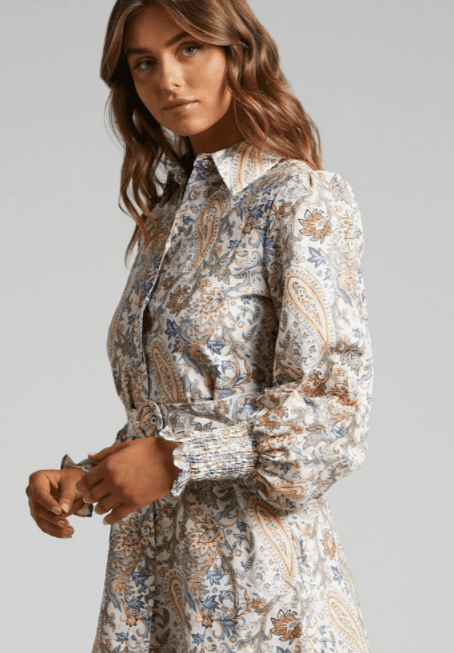 Charlie Holiday Jagger Dress Print Size 6 - Image 3