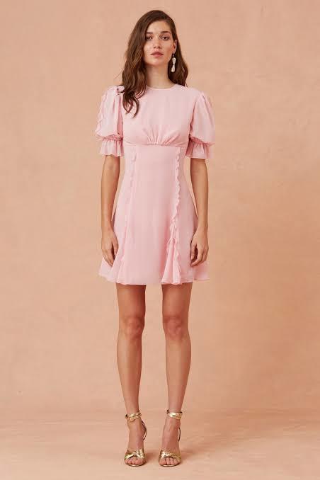 Keepsake Beloved Mini Dress Pink Size 8 - Image 1