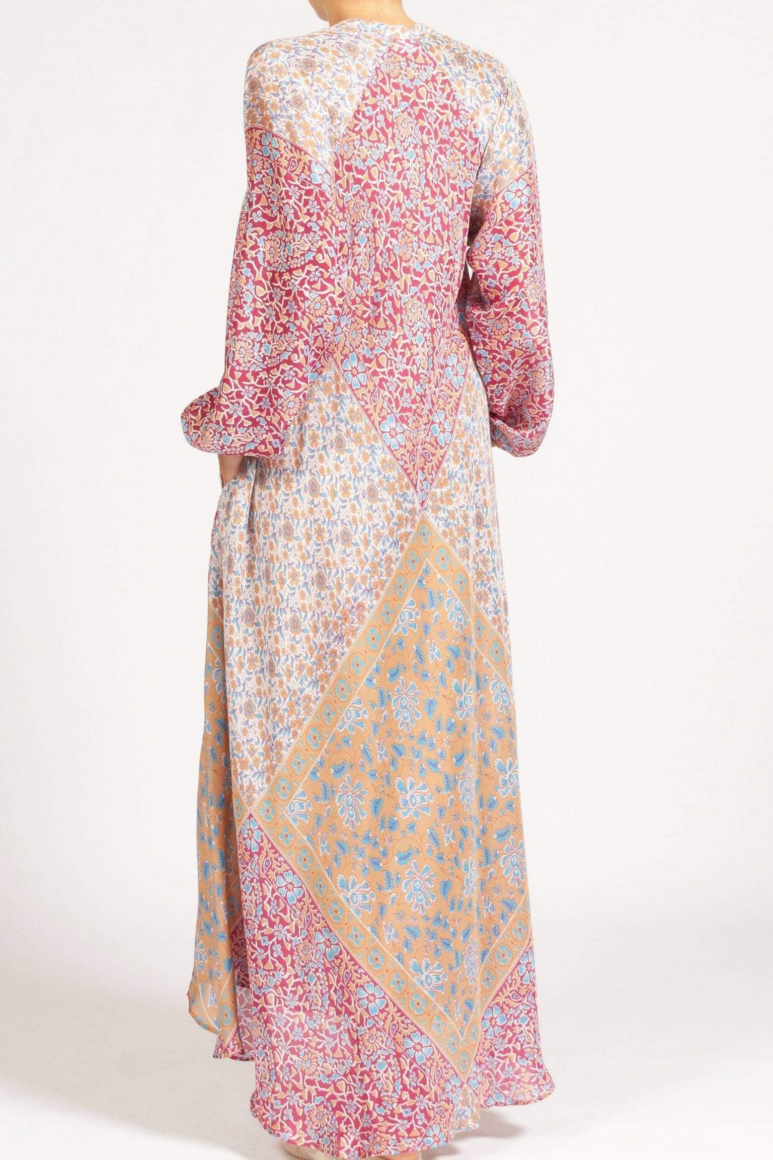 Flannel Equinox Maxi Dress Print Size 8 - Image 3