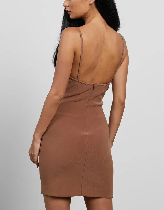 Bec & Bridge Maddison Mini Dress Brown Size 8 - Image 3