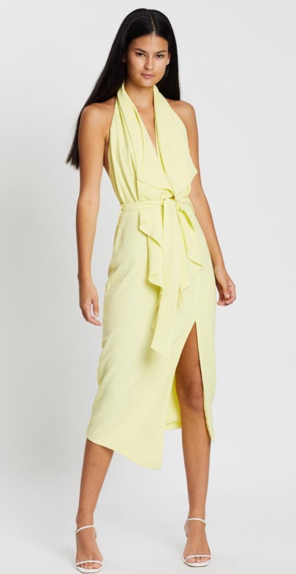 MISHA Lorena Dress Yellow Size 6/XS - Image 1