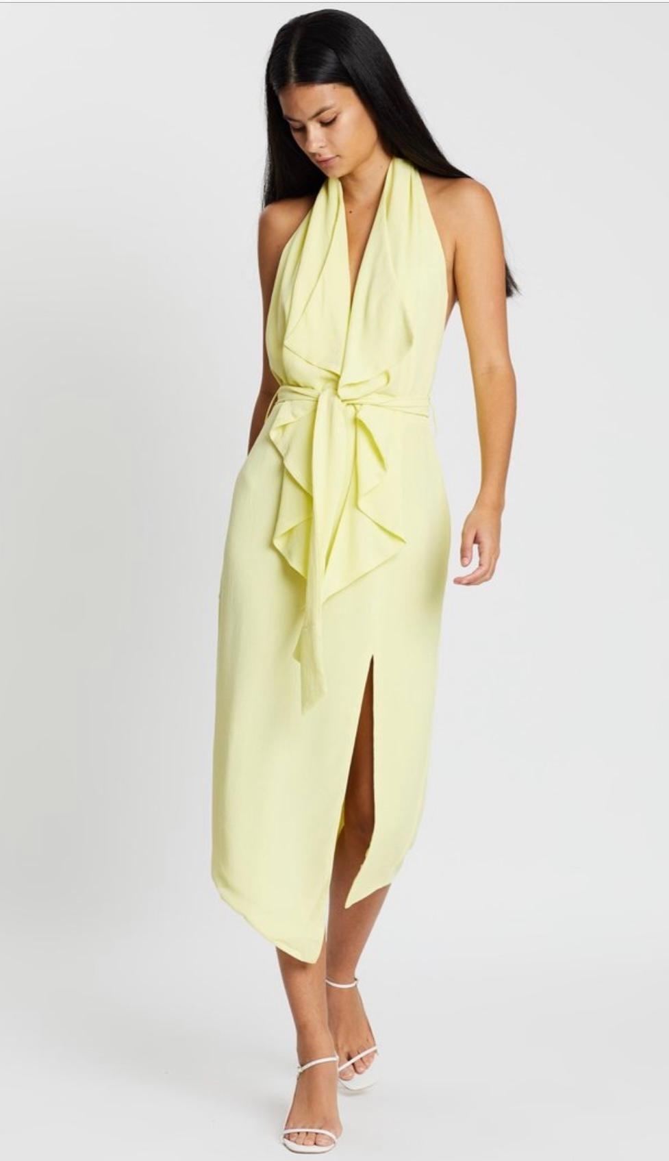MISHA Lorena Dress Yellow Size 6/XS - Image 3