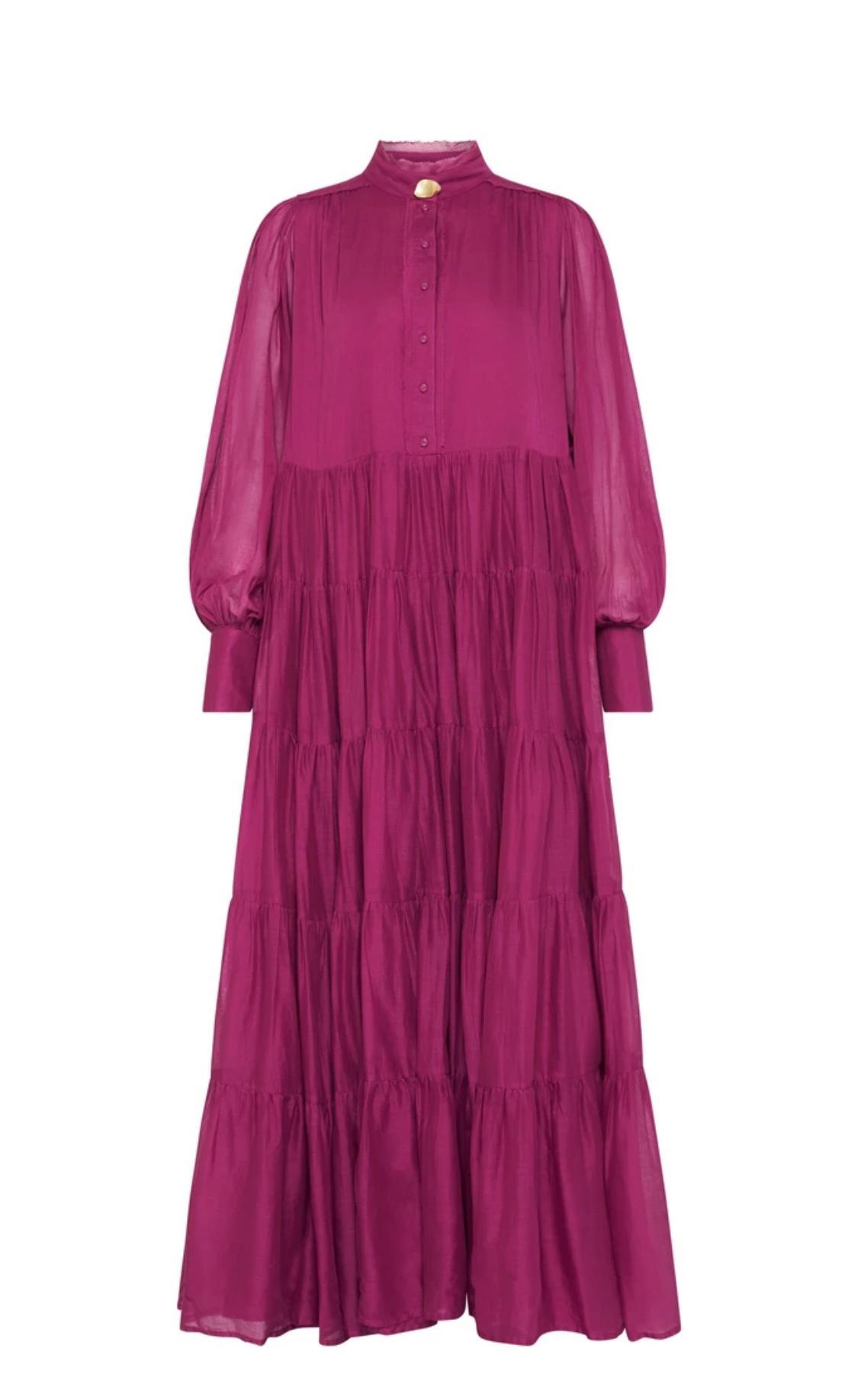 Aje Run Free Maxi Dress Pink Size 8 - Image 2