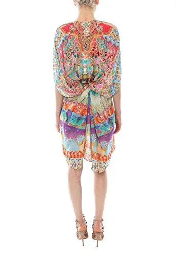 Camilla Casa Mila Belted Kaftan Dress Print Size 12 for rent on The Volte - main image