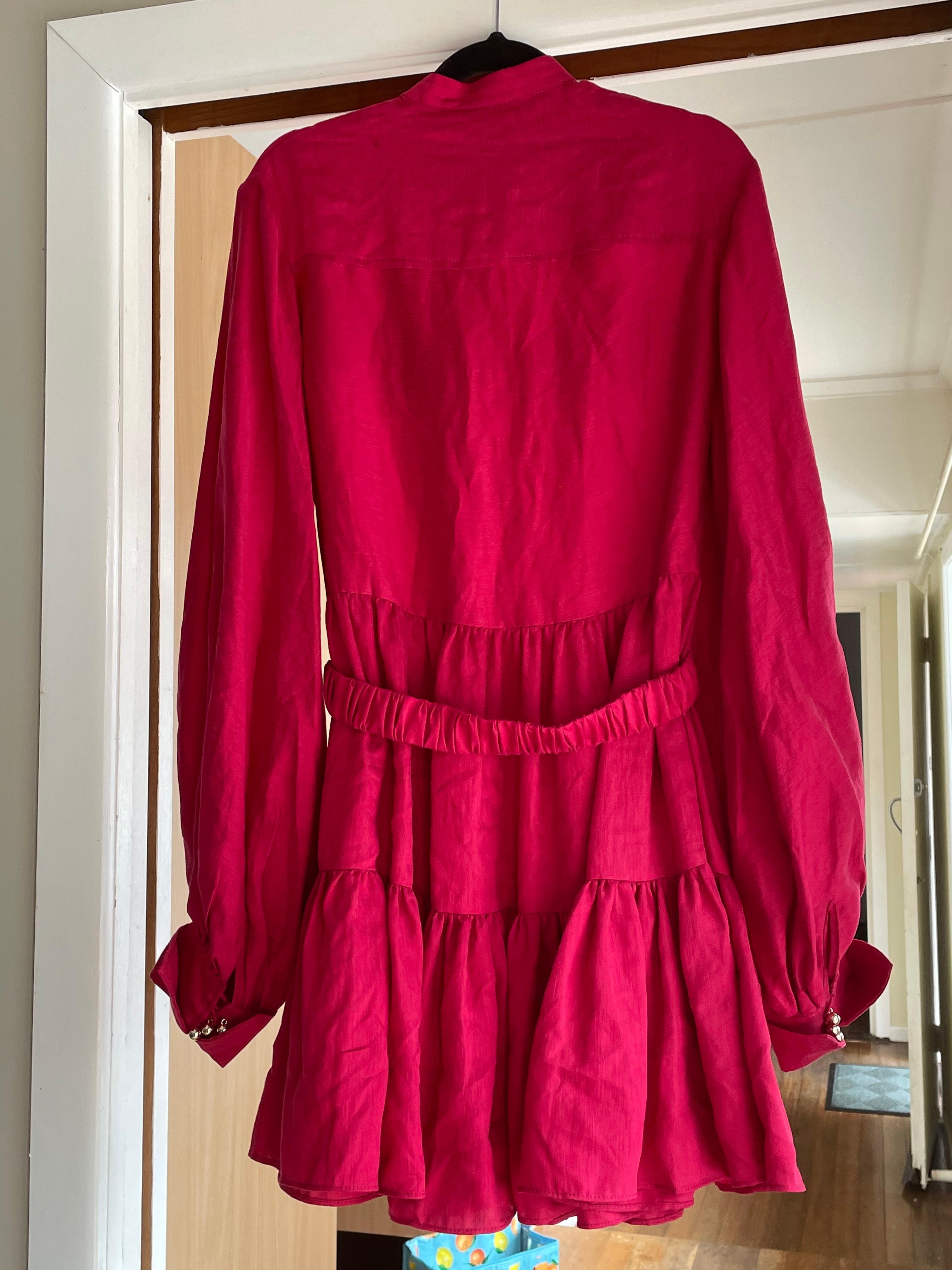 Acler Lalor Dress Red Size 8 - Image 5