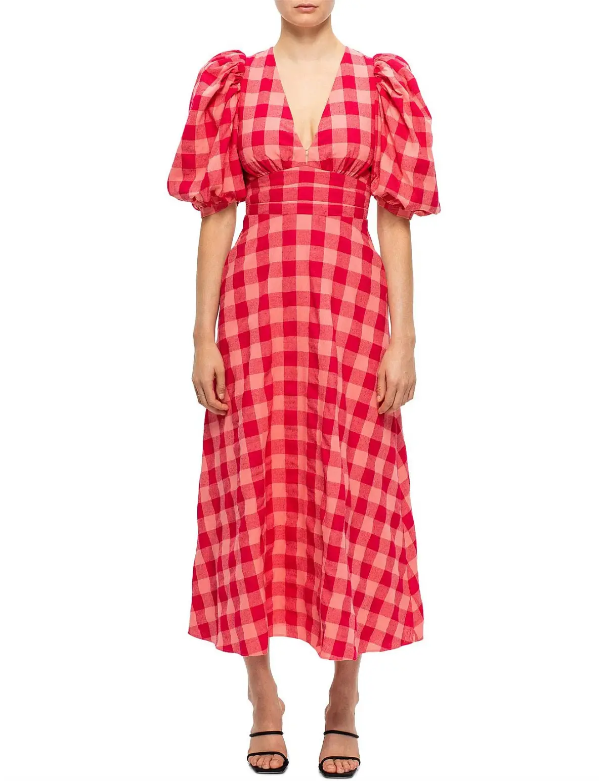 Acler Hamilton Dress Cherry Mix Print Size 8 - Image 1