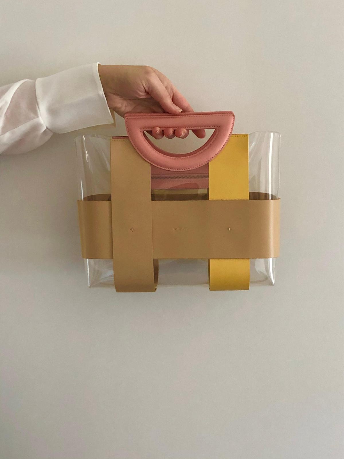 Mlouye Chequer Tote Small Multi-colored - Image 1