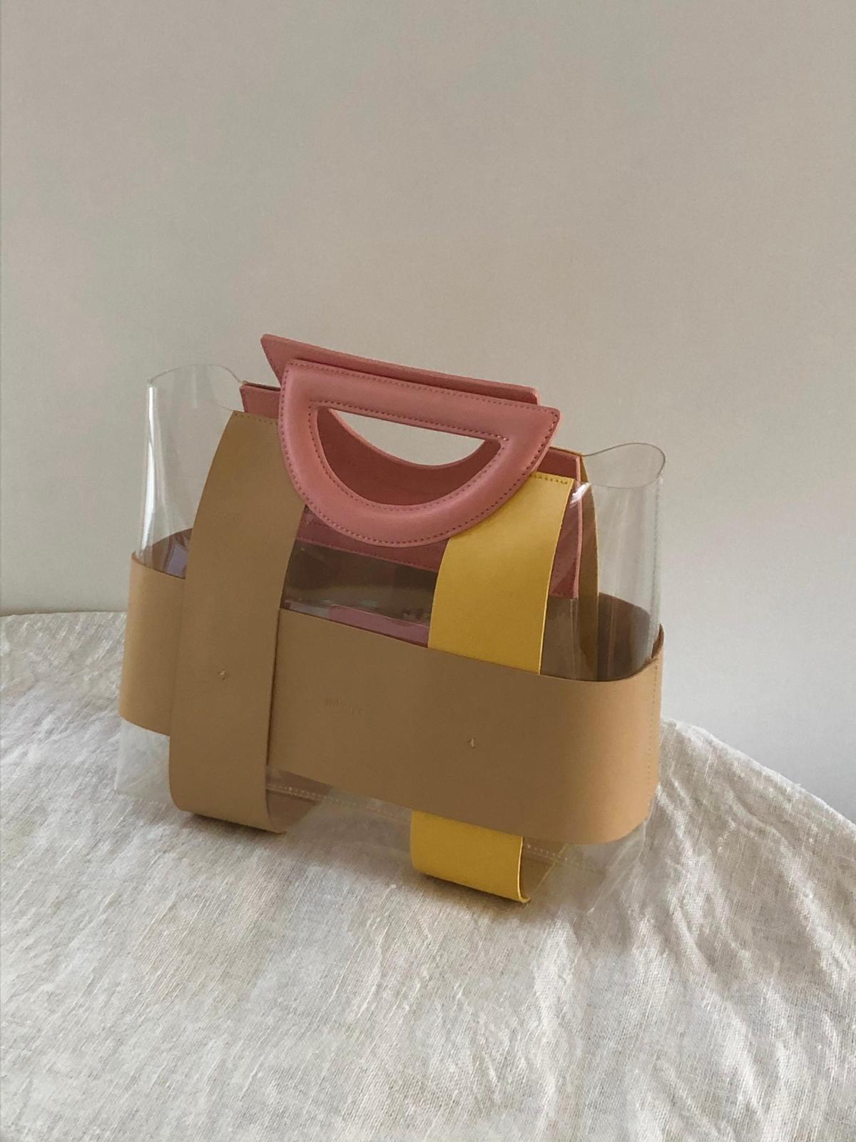 Mlouye Chequer Tote Small Multi-colored - Image 2