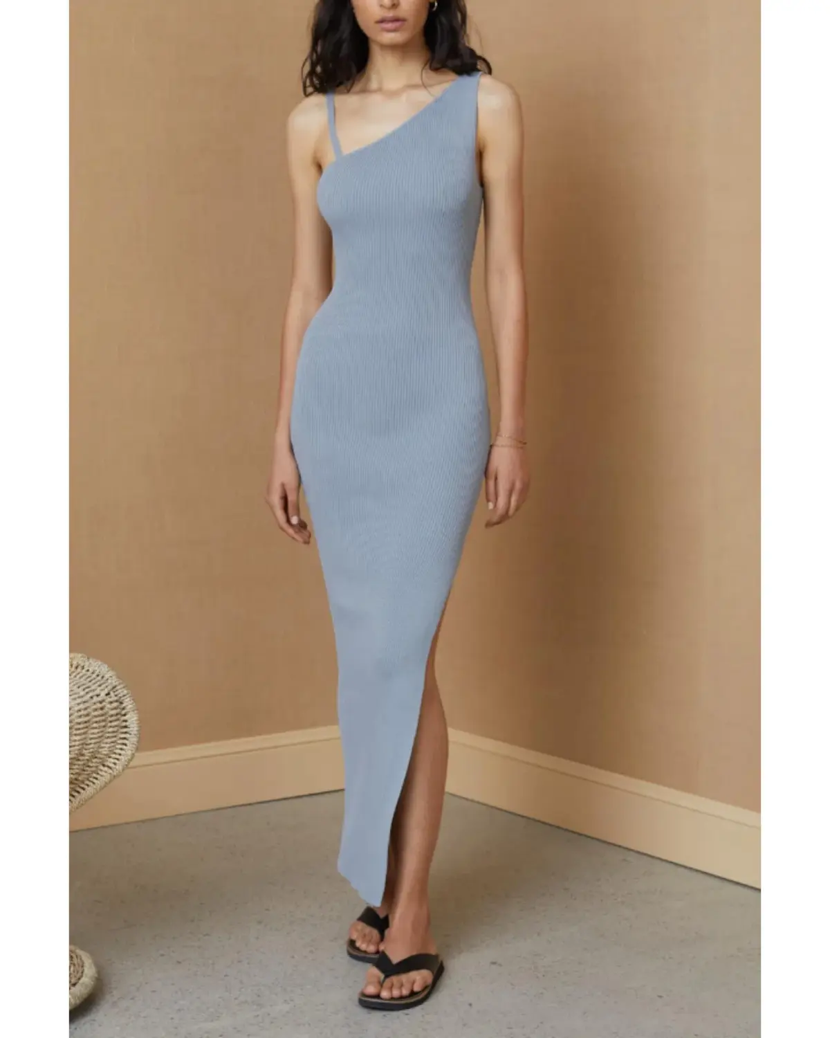 Bec & Bridge Harper Midi Dress Blue Size AU 6 - Image 1