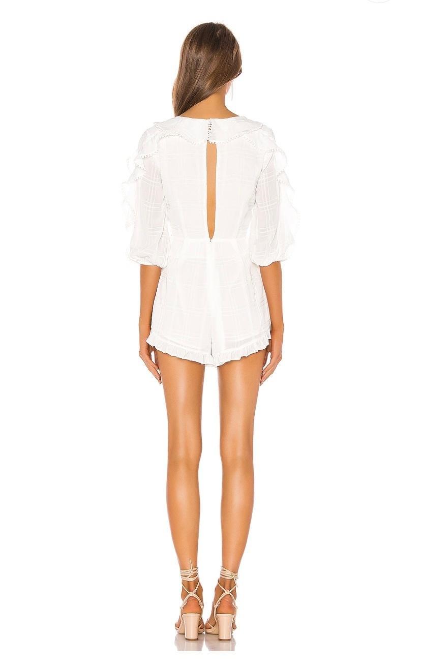 Majorelle Enzo Romper Playsuit White Size 6 - Image 3