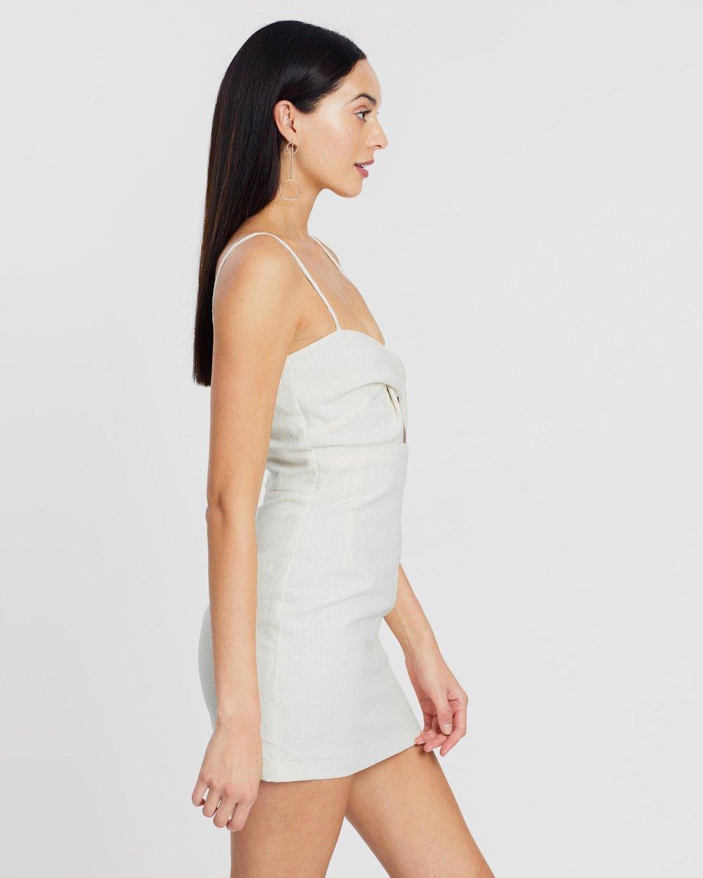 Bec and Bridge Ana Mini Dress White Size 12 - Image 3
