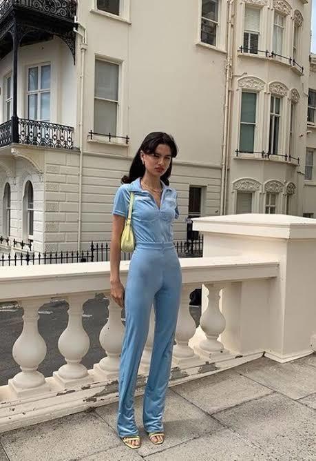 Peachyden velvet jumpsuit - Image 1
