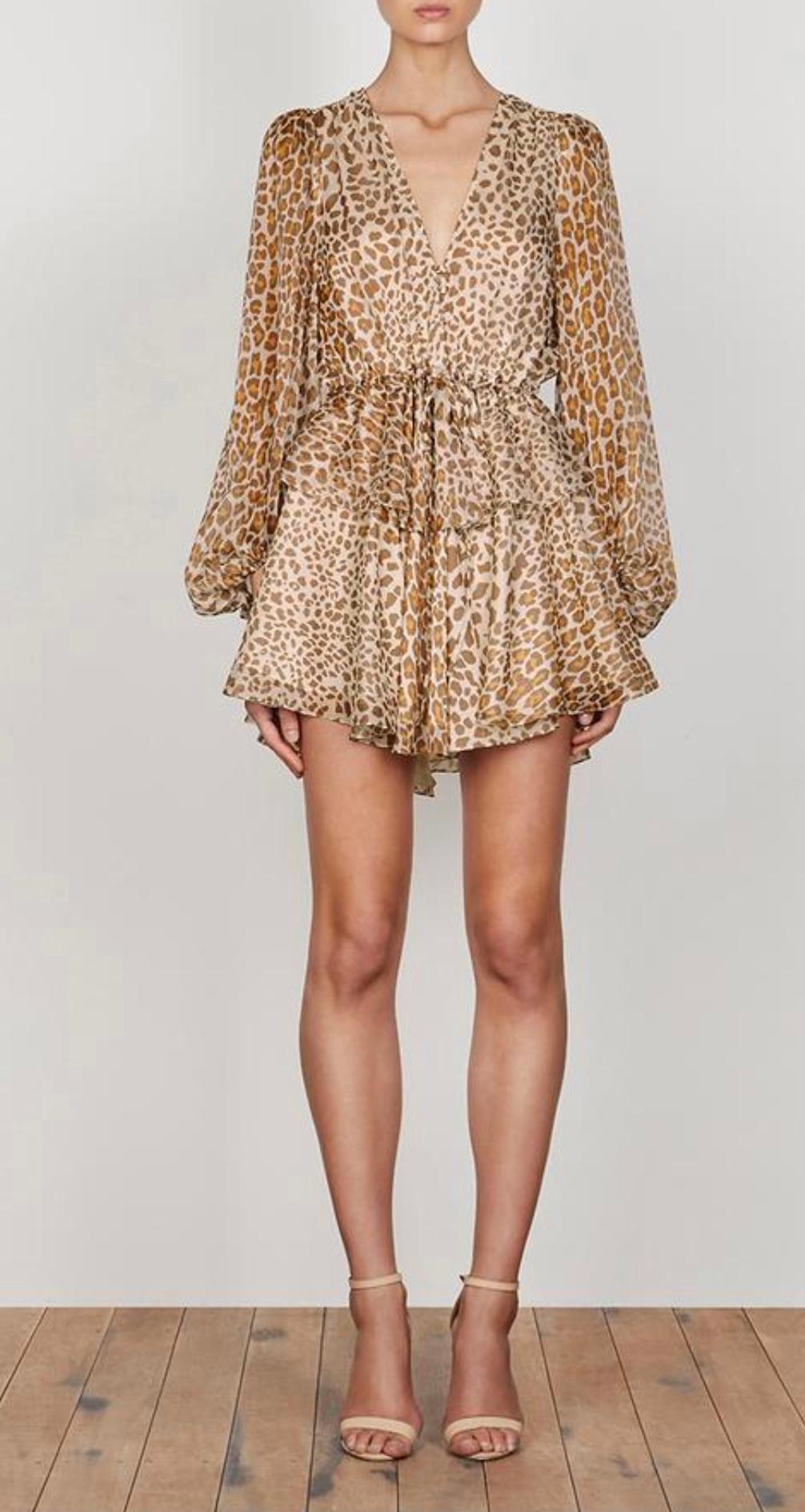 Shona Joy Ghetty Tiered Dress Print Size 8 - Image 1