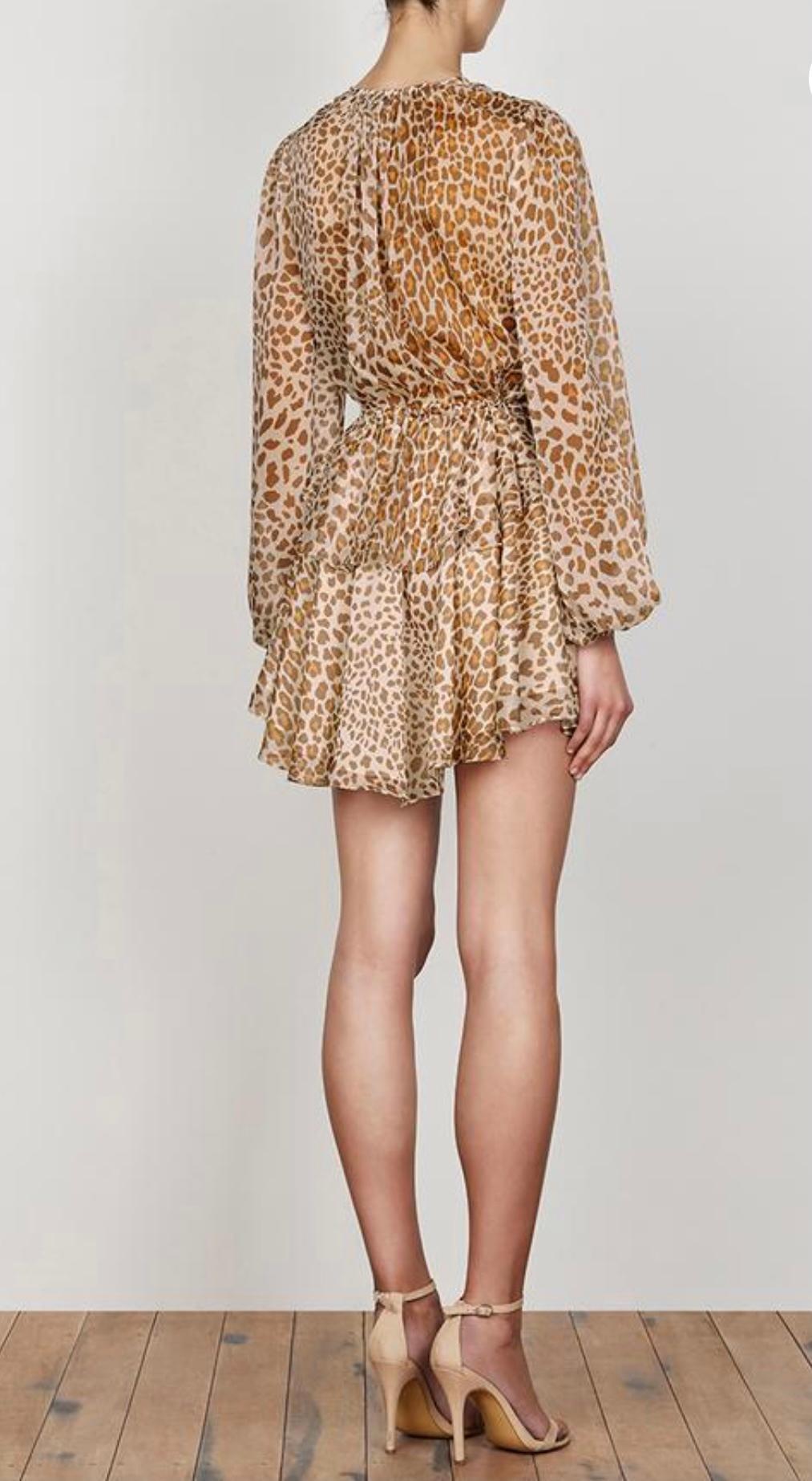 Shona Joy Ghetty Tiered Dress Print Size 8 - Image 2