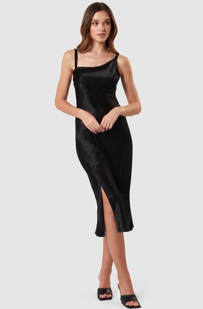 Charlie Holiday Slip Dress Black Size 8 - Image 1