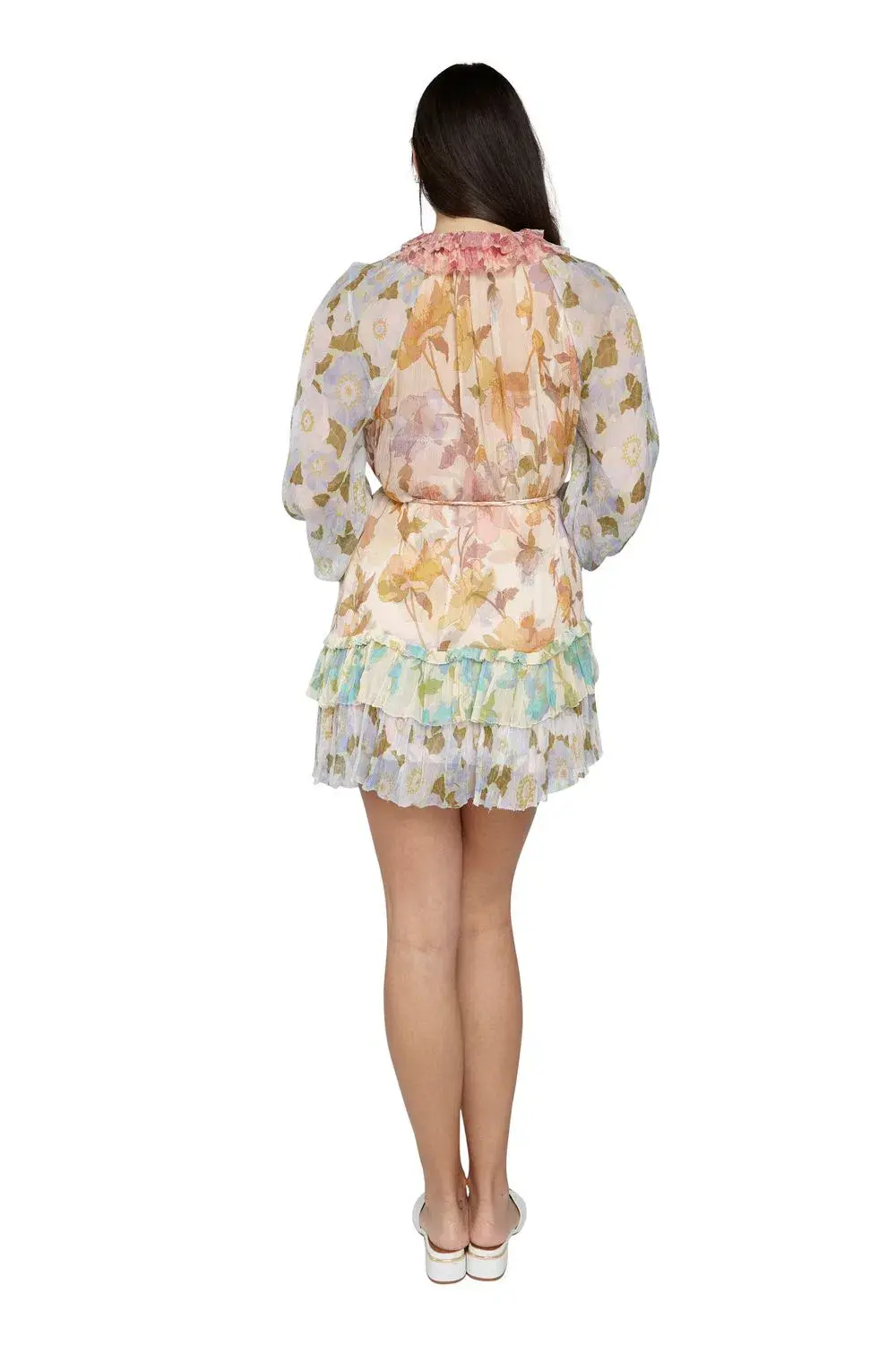 Zimmermann Tempo Frilled Mini Dress Spliced Size 2 / Au 12 - Image 2