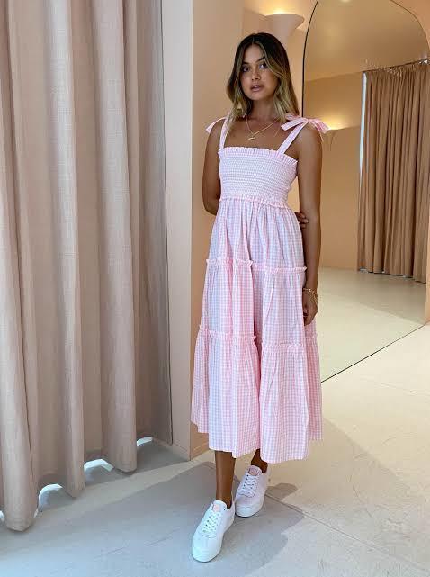 Steele Lyla Pink Dress Size 10 - Image 3