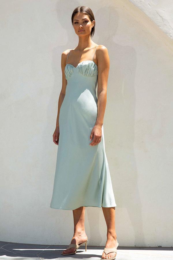 MISHA Casandra Dress Blue Size 12 - Image 1