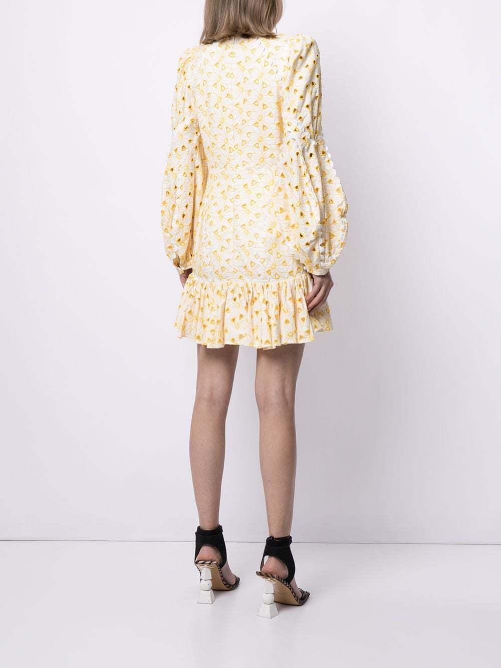 Acler Walker Mini Dress Print Size 12 - Image 2