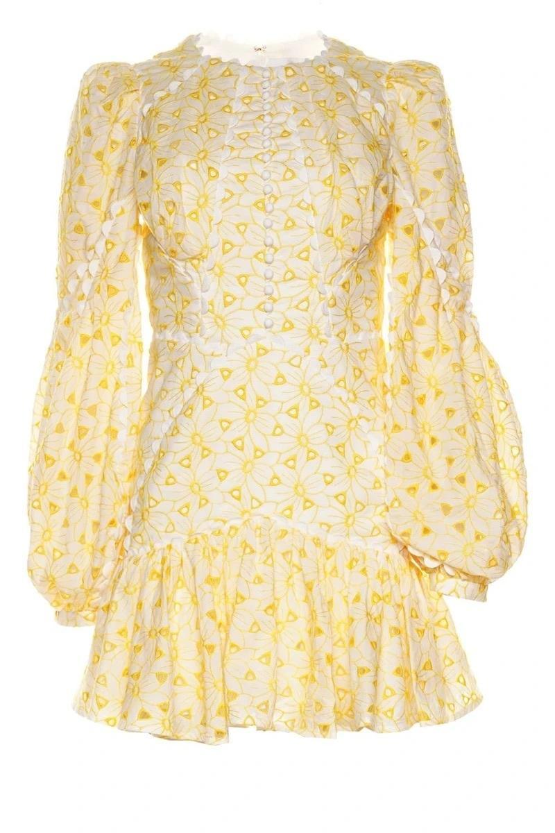 Acler Walker Mini Dress Print Size 12 - Image 4