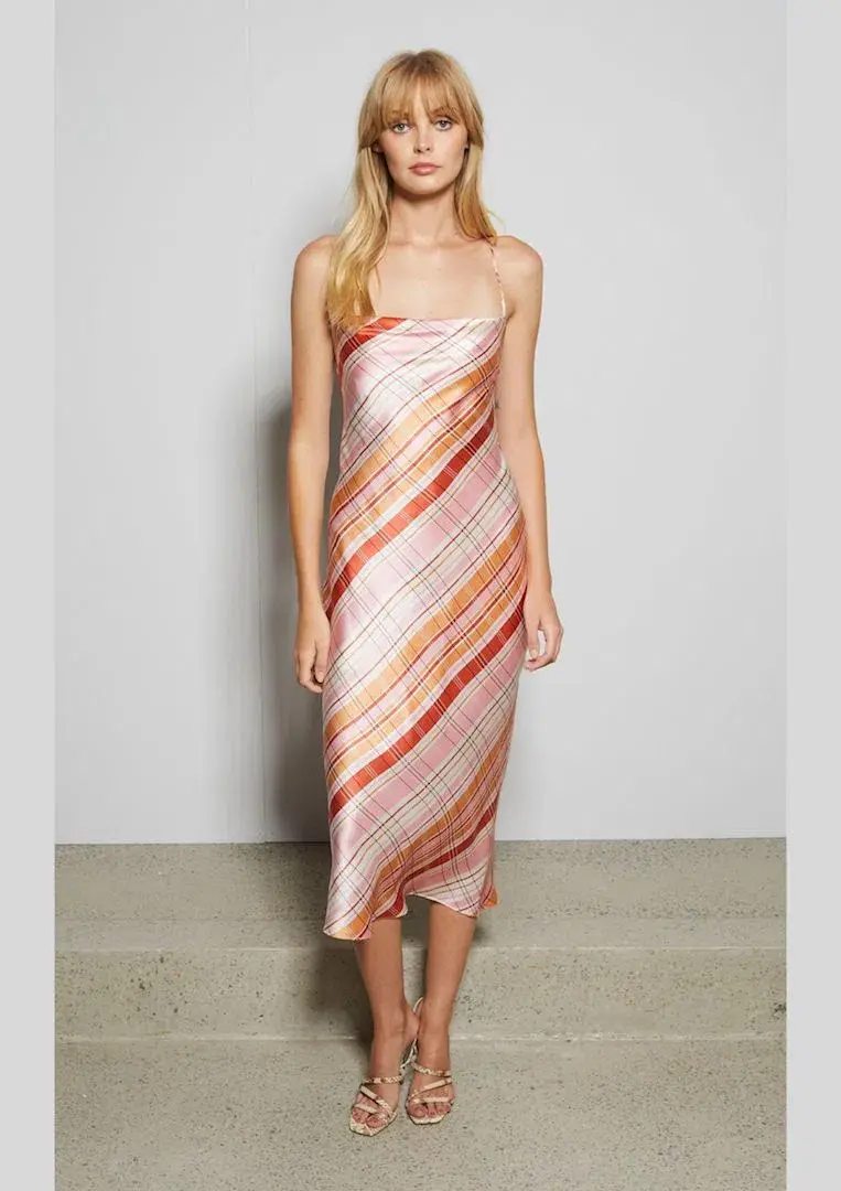 Bec & Bridge Tommy Midi Dress Multi Size 6 - Image 1