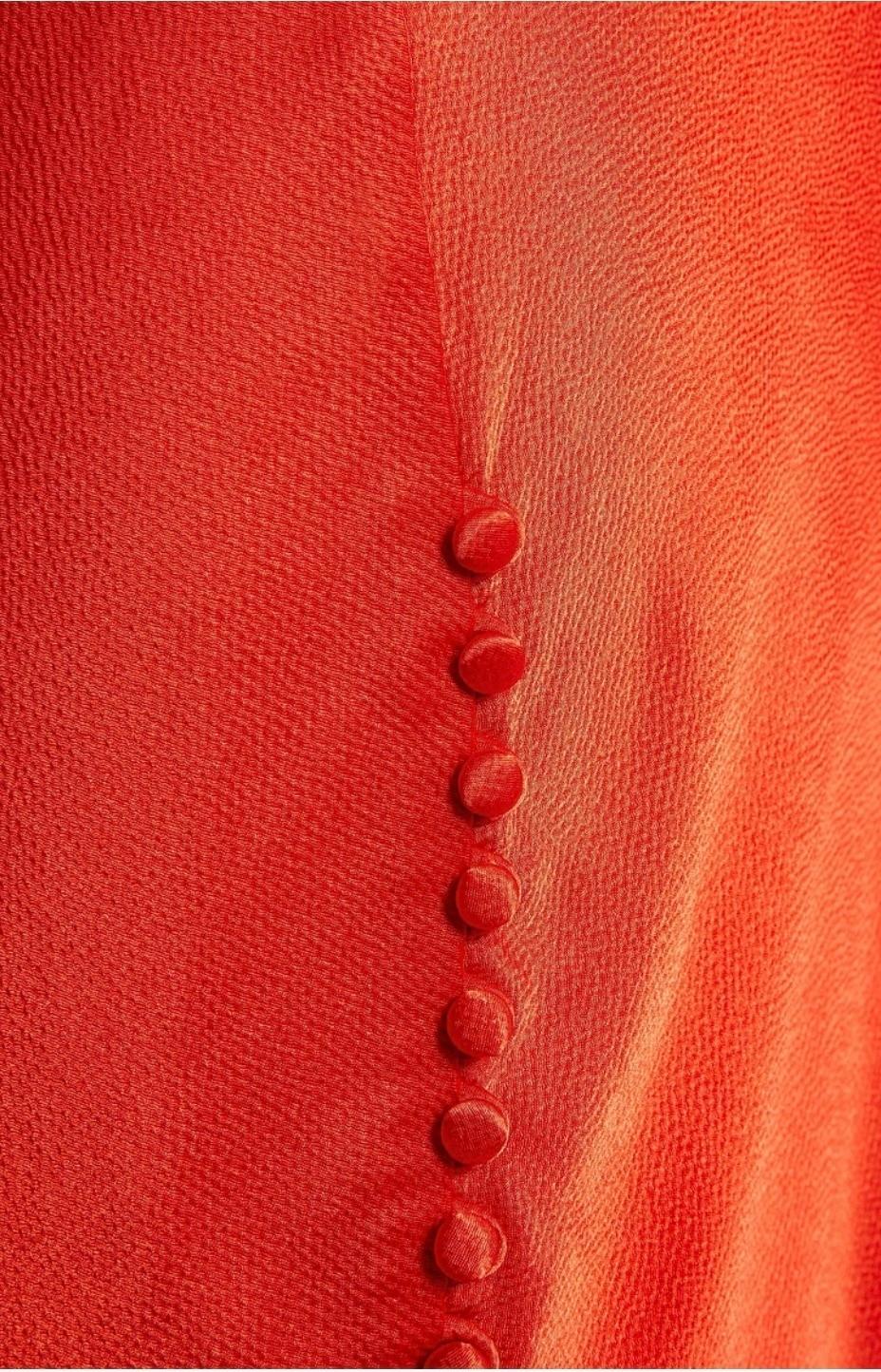Jay Godfrey Justine Dress Orange Size 6 - Image 3