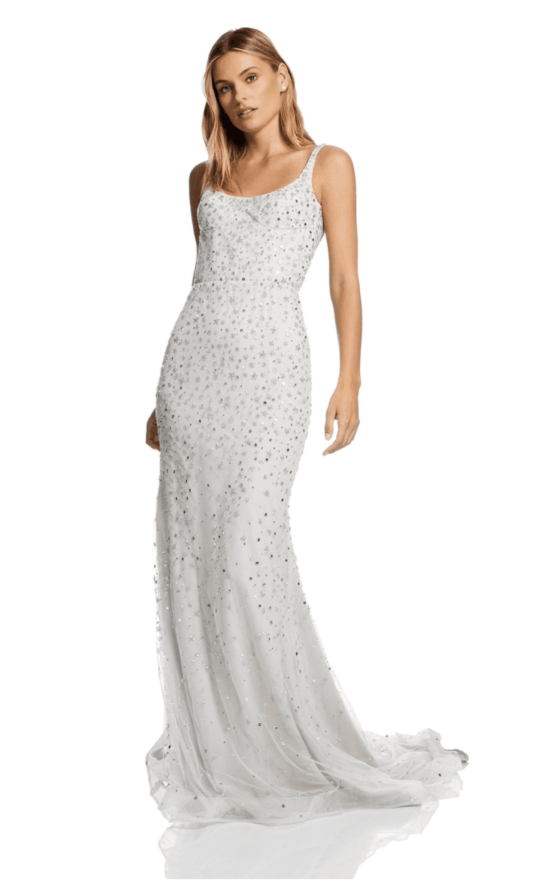 Kyha Studios Clio Gown White Size 8 for rent on The Volte - main image