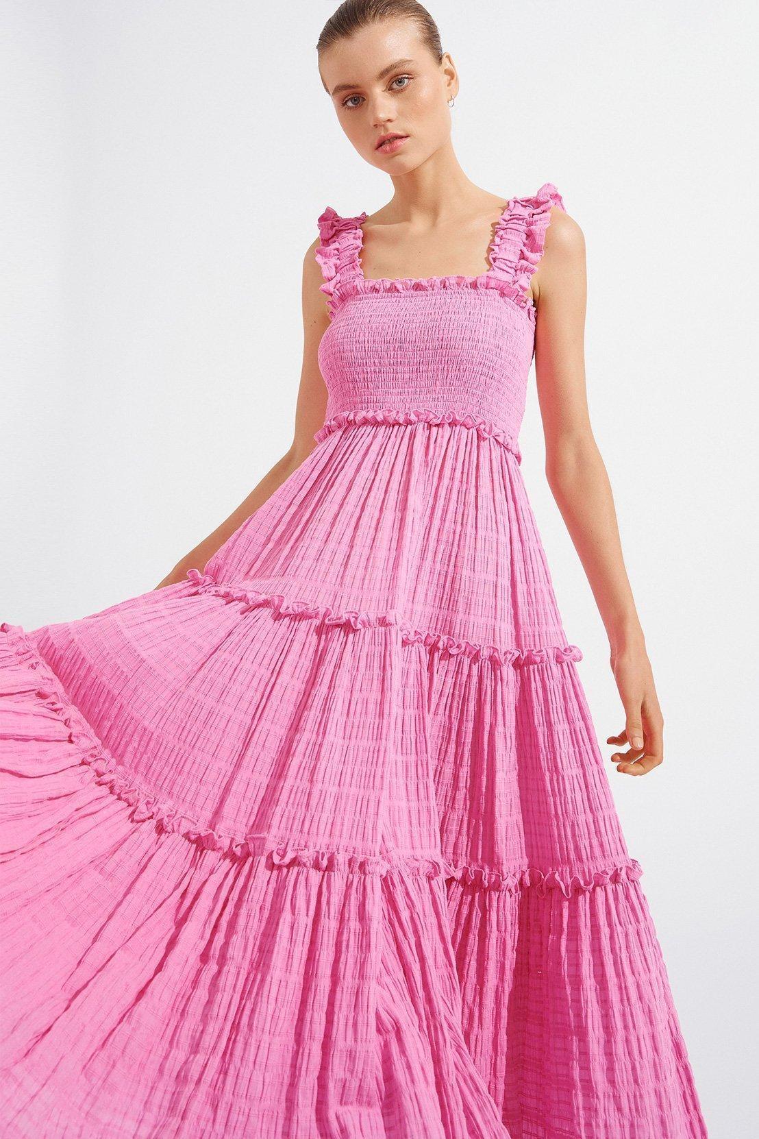 Steele Everley Dress Pink Size 10 - Image 2