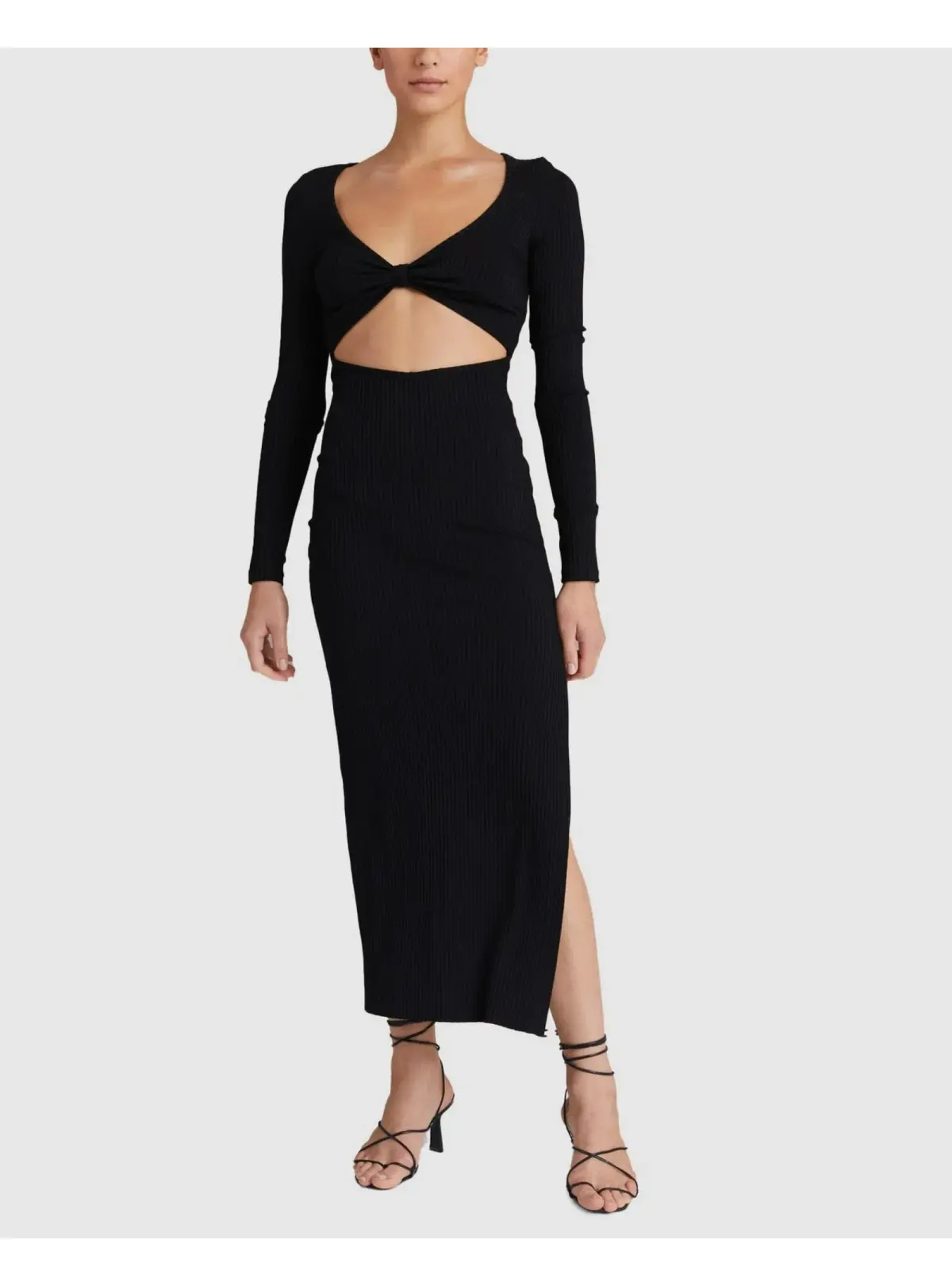 Bec & Bridge Della Vita Midi Dress Black Size AU 6 - Image 1