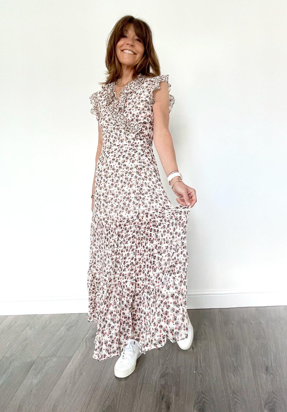 Rixo Minnie Dress Print Size 10 - Image 5
