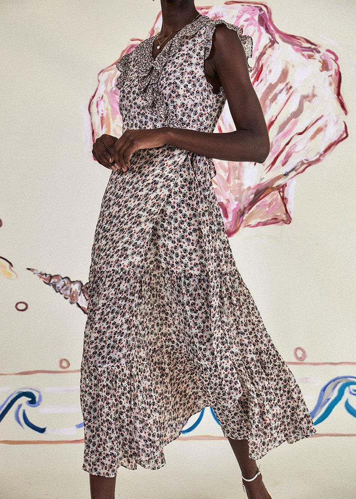 Rixo Minnie Dress Print Size 10 - Image 1