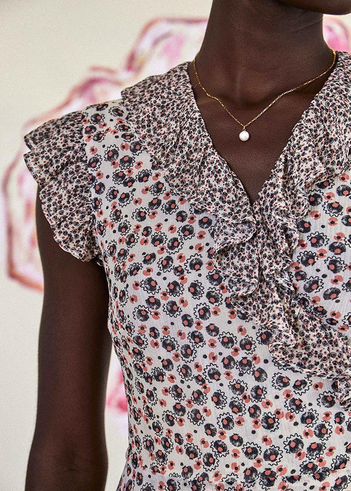 Rixo Minnie Dress Print Size 10 - Image 6