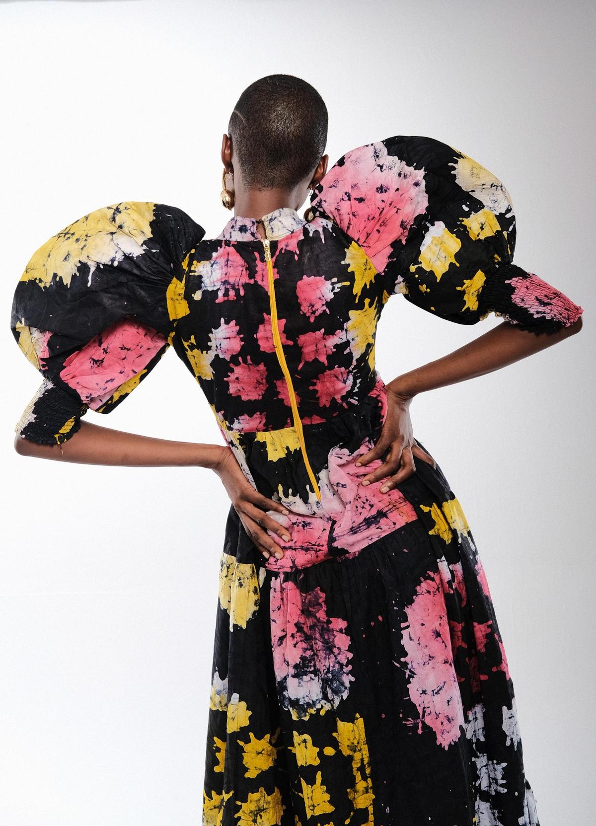 Busayo Bayo Dress Print Size 10 - Image 4