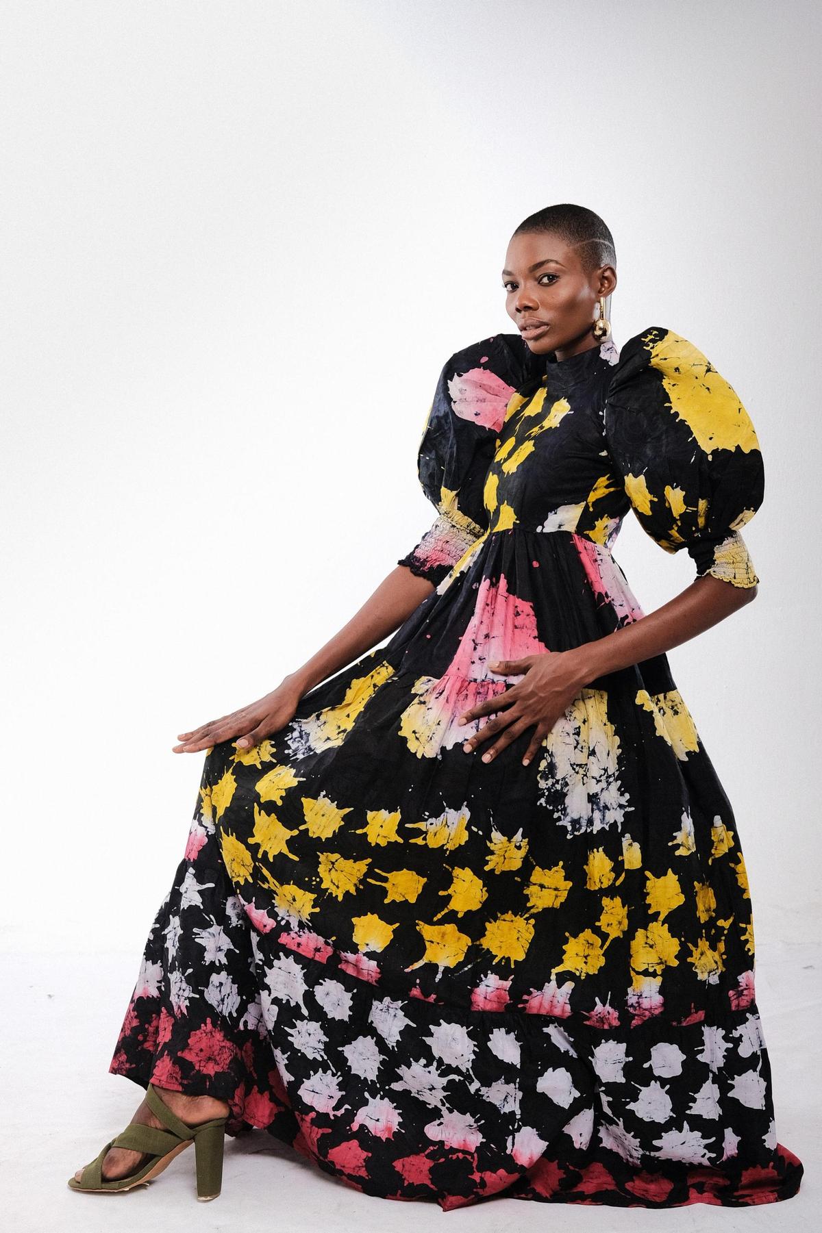 Busayo Bayo Dress Print Size 10 - Image 2
