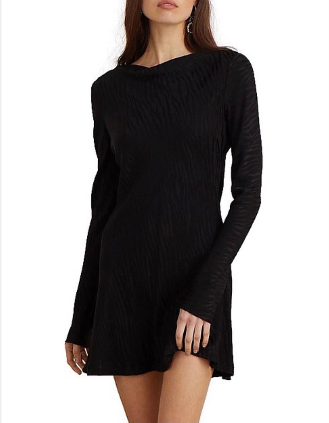 Bec & Bridge Kat Mini Dress Black Size 8 - Image 1