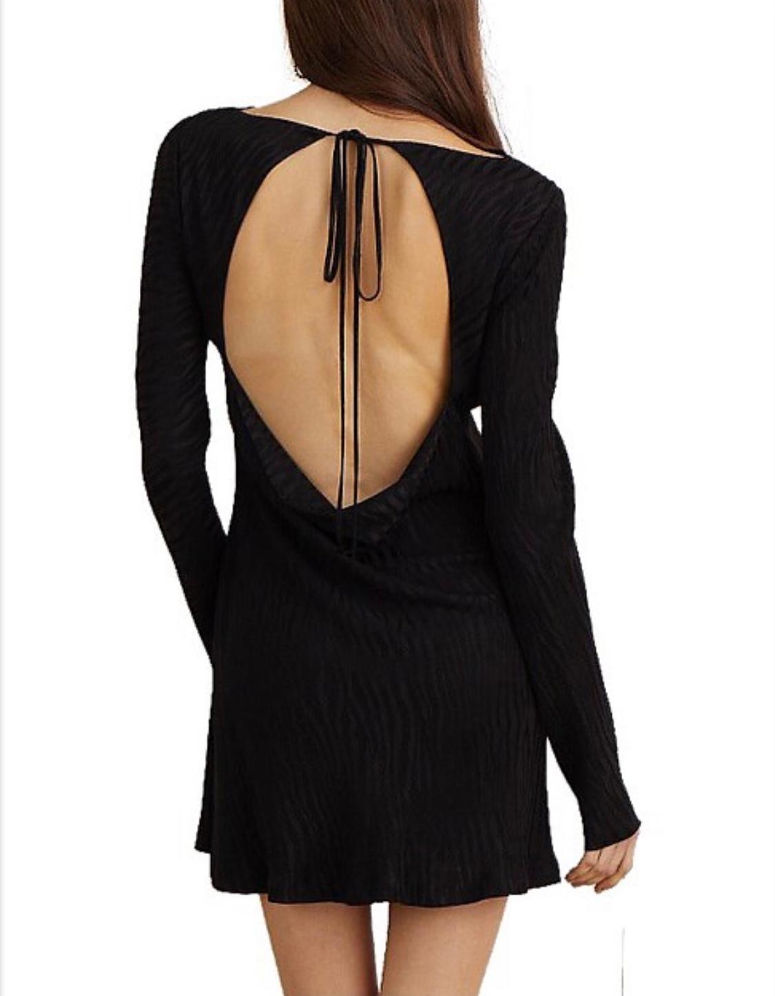 Bec & Bridge Kat Mini Dress Black Size 8 - Image 2