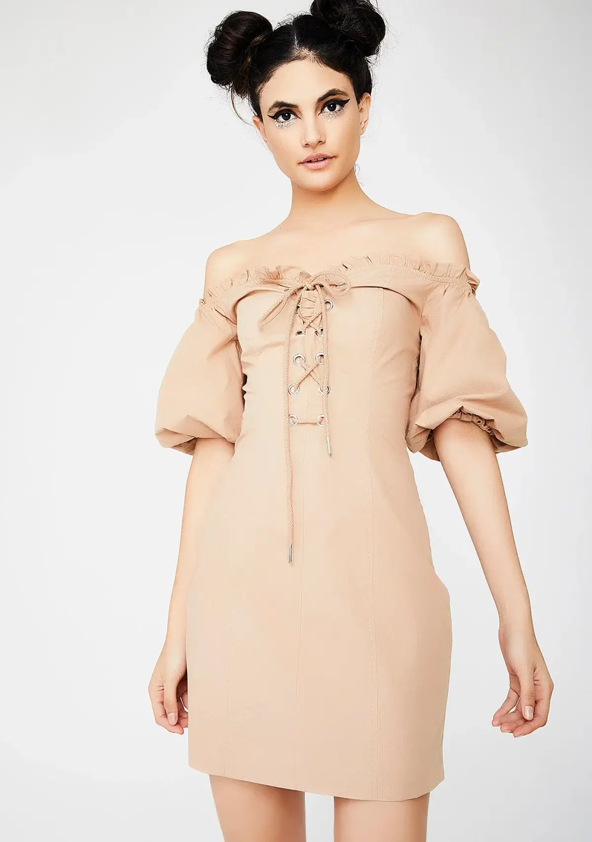 I Am Gia Alya Dress Brown Size 8 - Image 4