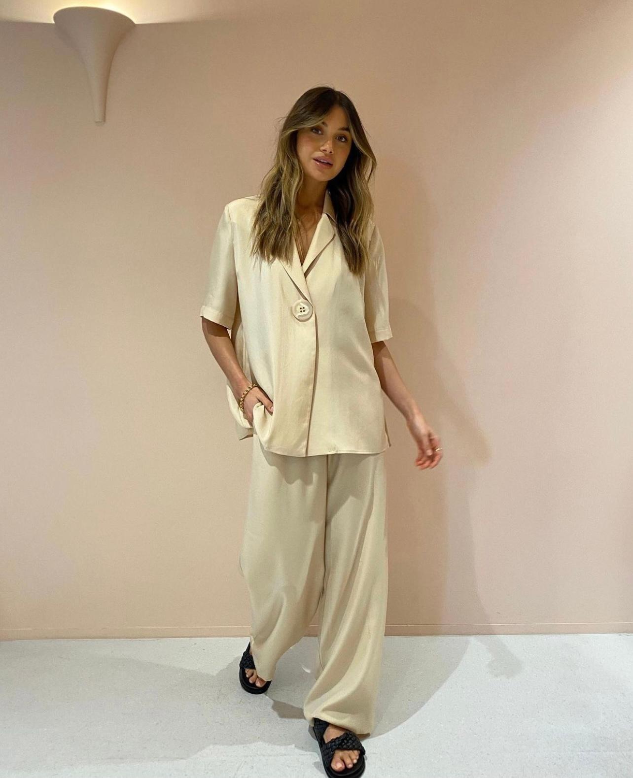 Viktoria and Woods Chorus Shirt and Pilot Pant Set Cream Size 10 - Image 4