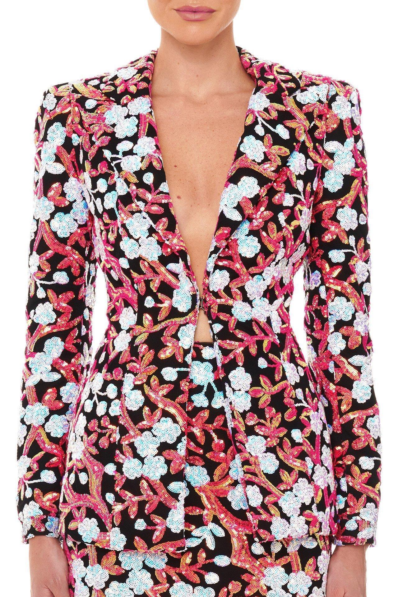 Eliya The Label  Rosetta Blazer Print Size 14 - Image 4