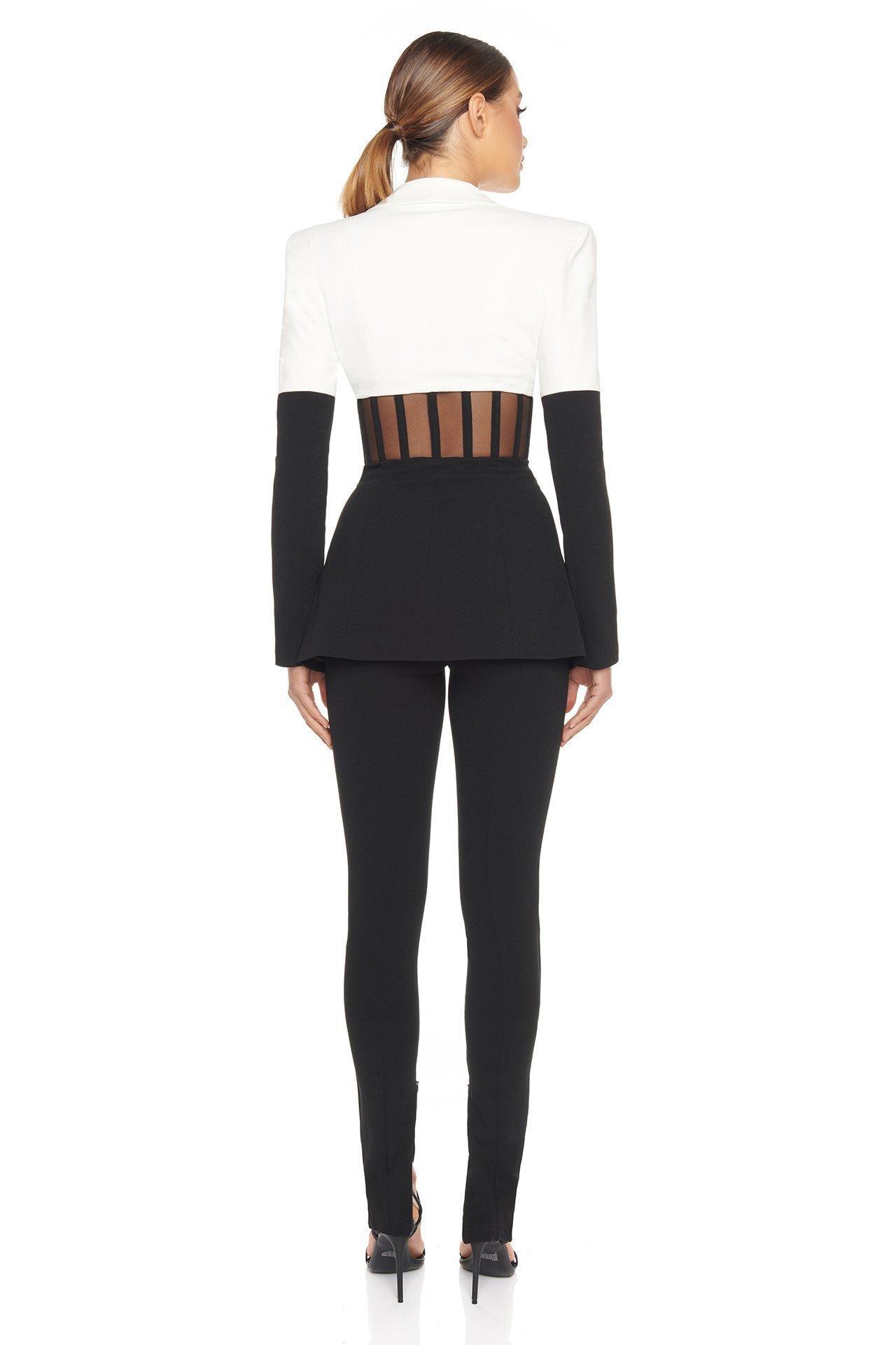 Eliya The Label Kira Blazer Black White Size 10  - Image 4