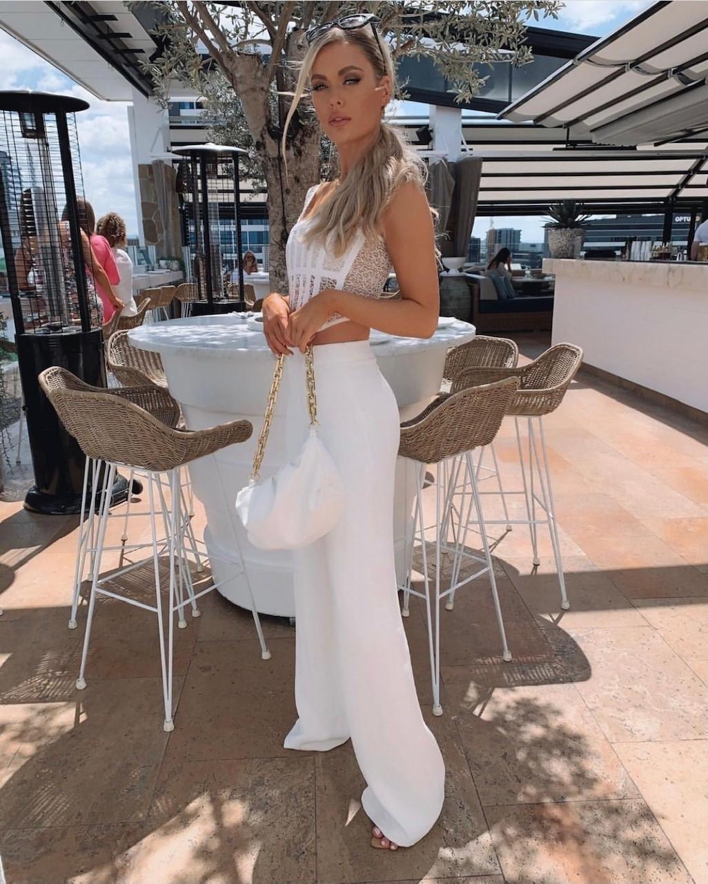 Dion Lee Corded Lace Corset and Bianca And Bridgett Ella Pants Set - Size 8 for rent on The Volte - main image