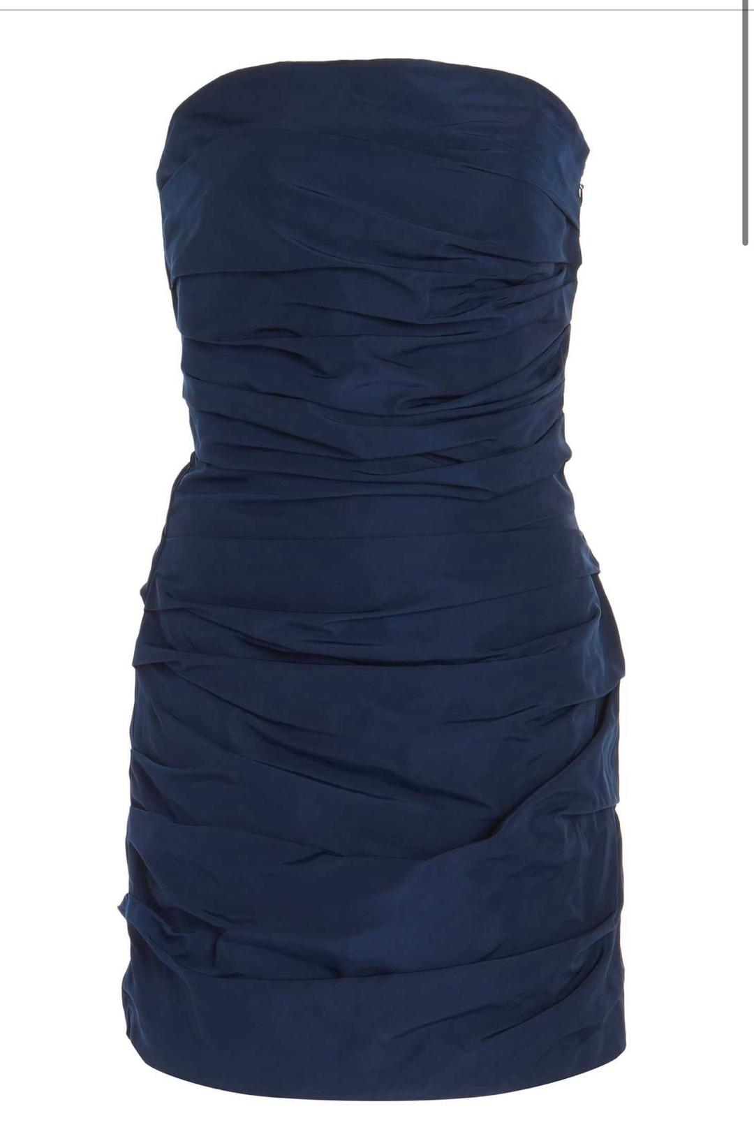 GEORGIA ALICE Betty Draped Taffeta Mini Dress for rent on The Volte - main image