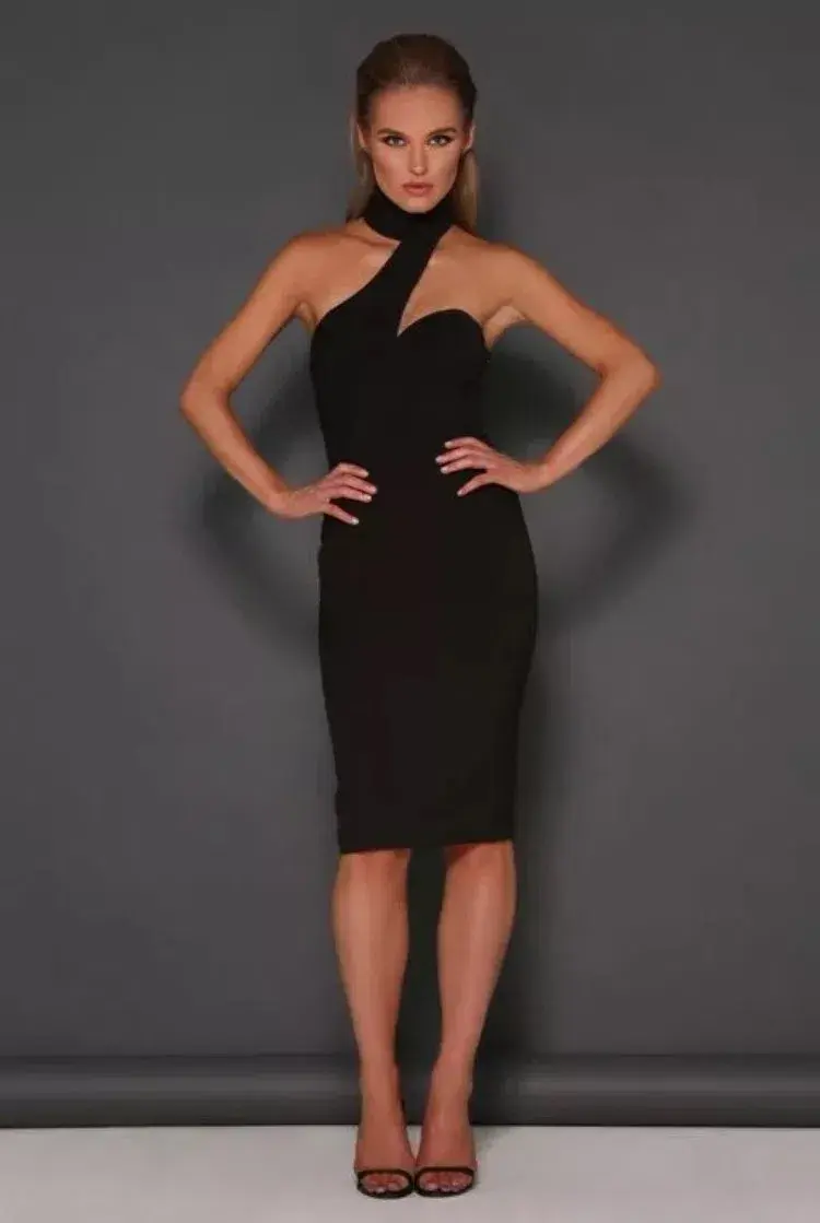 Elle Zeitoune Cheyenne Dress Black Size 10 - Image 1