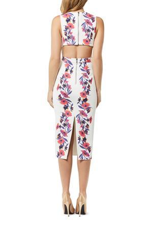 YEOJIN BAE Adele Double Crepe Floral Dress - Image 2