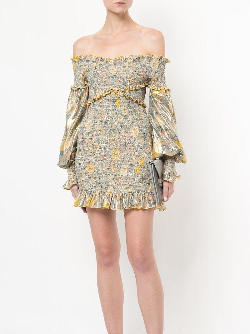 Alice Mccall Higher Love Gold Dress Size 6 - Image 1