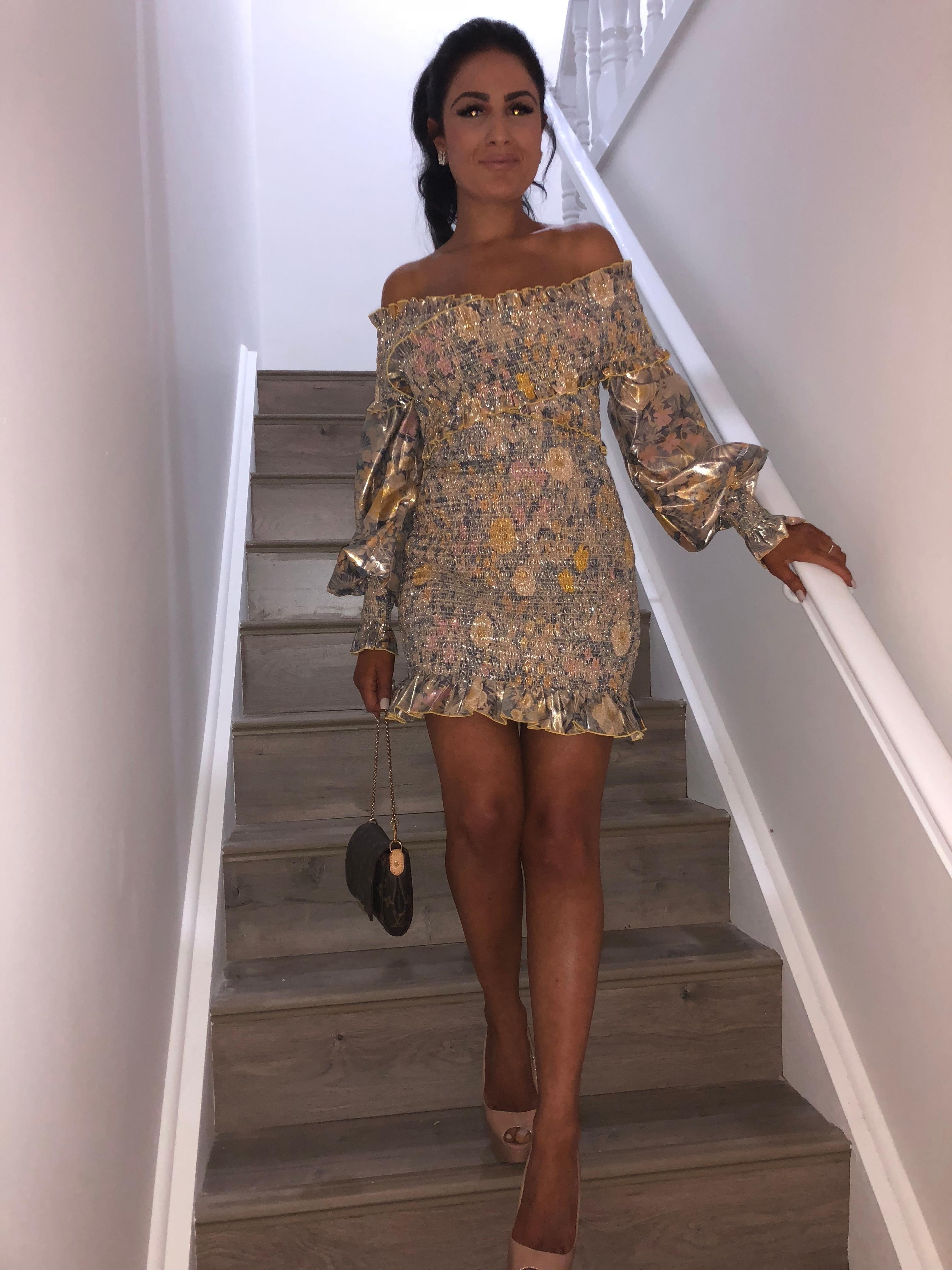 Alice Mccall Higher Love Gold Dress Size 6 - Image 3