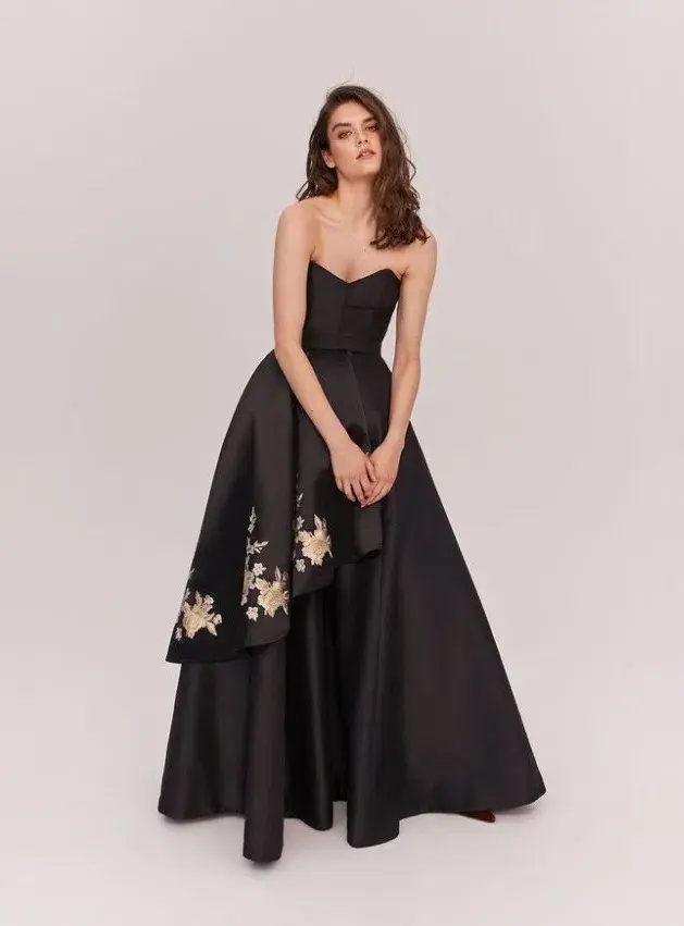 Fame and Partners Nova Gown Black Size 8  - Image 1