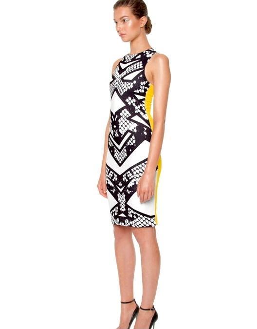 By Johnny Python Panel Dress Print Size 8 for rent on The Volte - main image